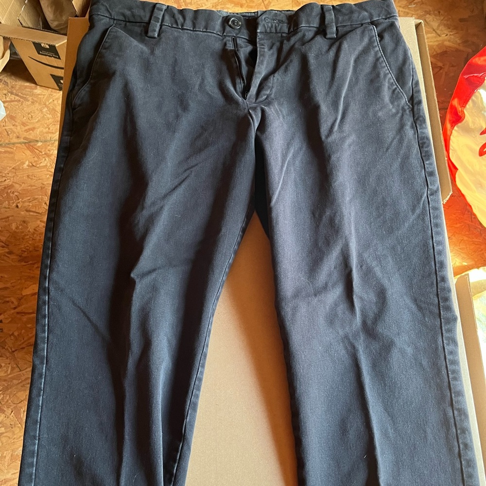Dockers straight fit black mens pants size w34 L29